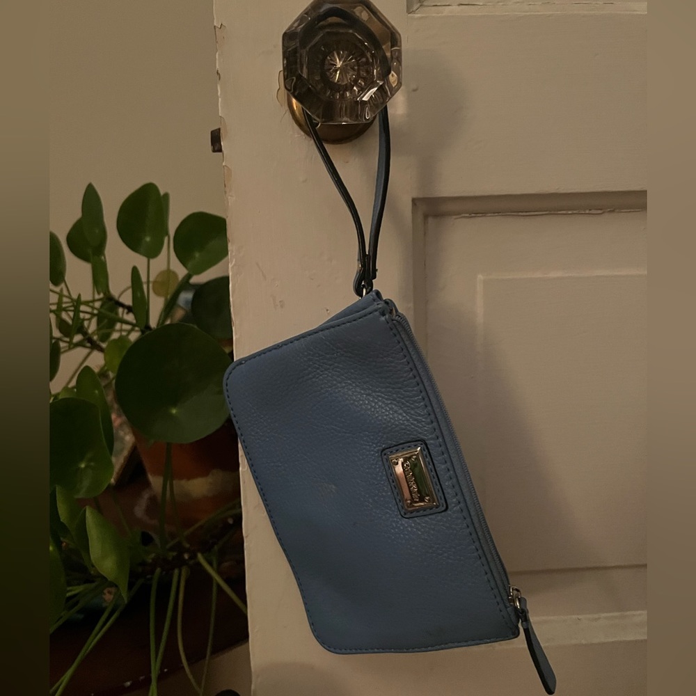 Calvin Klein Leather Wristlet